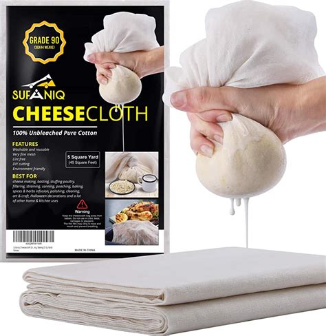 Elegant Style- Cheesecloth Fabric The quality cheesecloth fabric gives this cheese cloth table runner a good shape and rustic elegant look. . Cheesecloth amazon